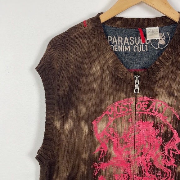 Parasuco Mens Y2K Cotton Knit Vest - XXL - Picture 2 of 5
